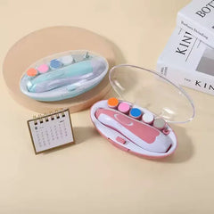 Electric Baby Nail Trimmer Set with 6 Attachments