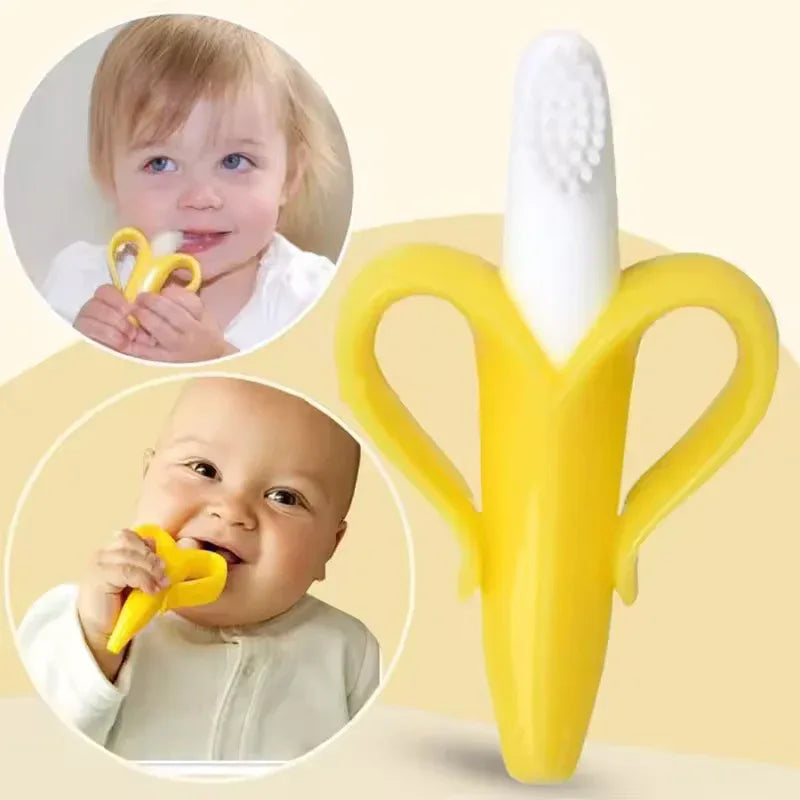 Toddler Training Toothbrush for Baby - Safe & Soft