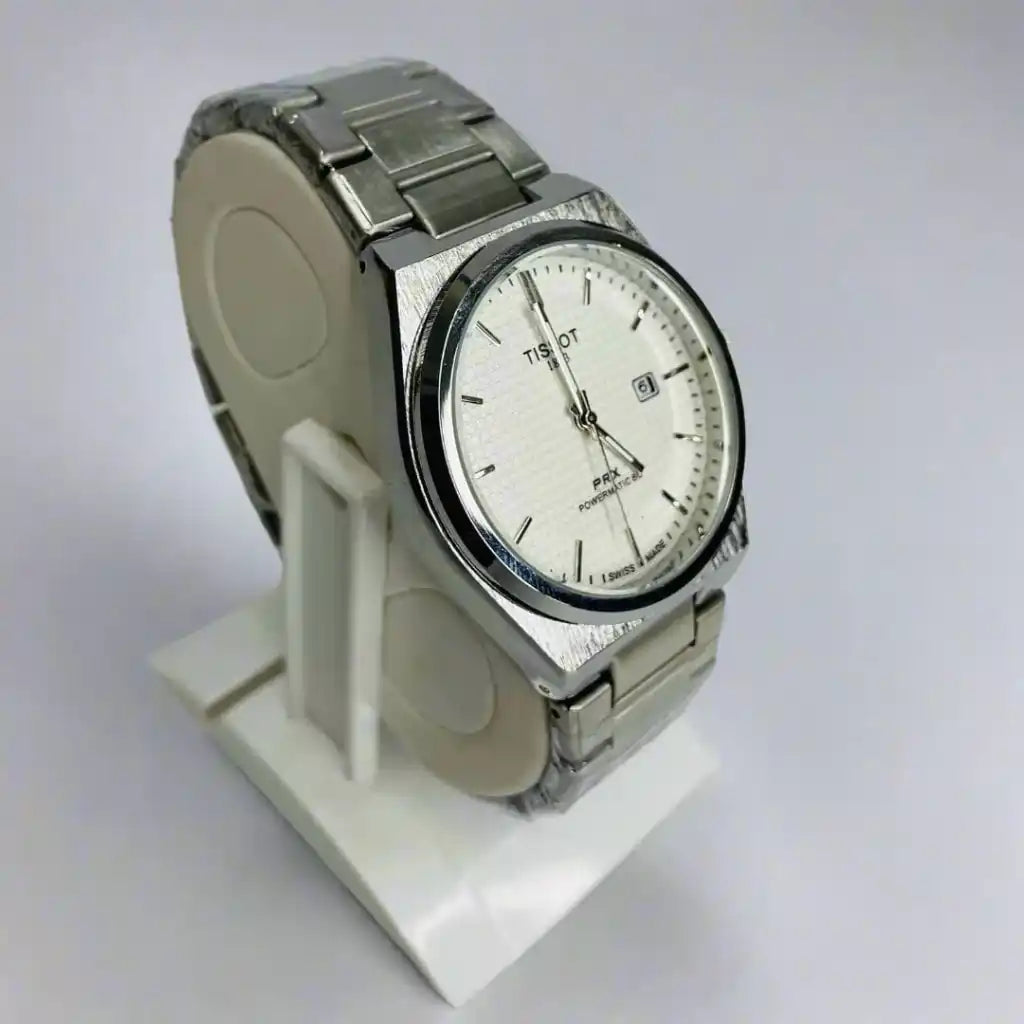 Tissot Limited Edition PRX 1853 - Mineral glass - White Dial